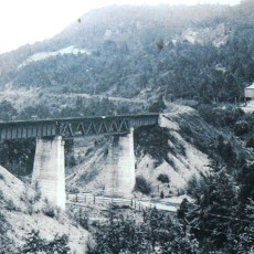 STEEL MODIFIED TRESTLE BRIDGE with OPERATING LIMEKILN